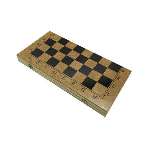 Набір настільних ігор "Шахи 3 в 1" Set3 NE-LG-12 нарди шашки шахова дошка 40х40 см (2034420)
