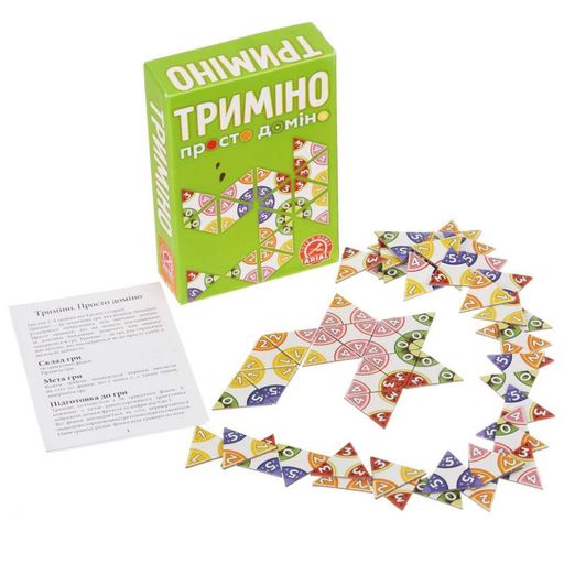Настільна гра Триміно (Супердоміно) Arial 911081 56 фішок (2035103)
