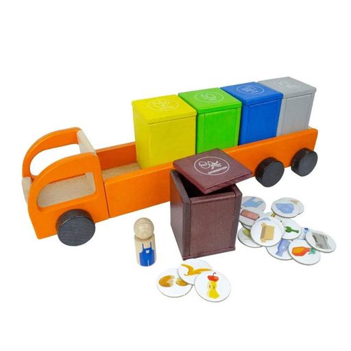 Деревянная развивающая игра "Сортируем отходы" 900798 (2035158)