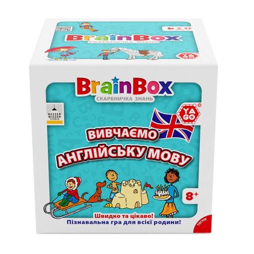 Карткова гра Brainbox "Вивчаємо англійську мову" Yago BZZBRLLE01UA 55 карток (2035187)