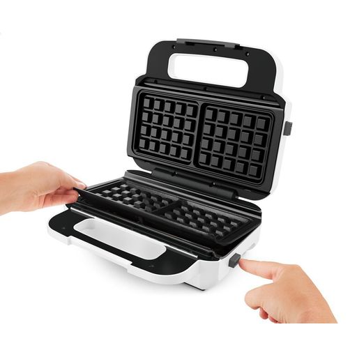 Мультимейкер Tefal Snack бело-черный (SW701110)