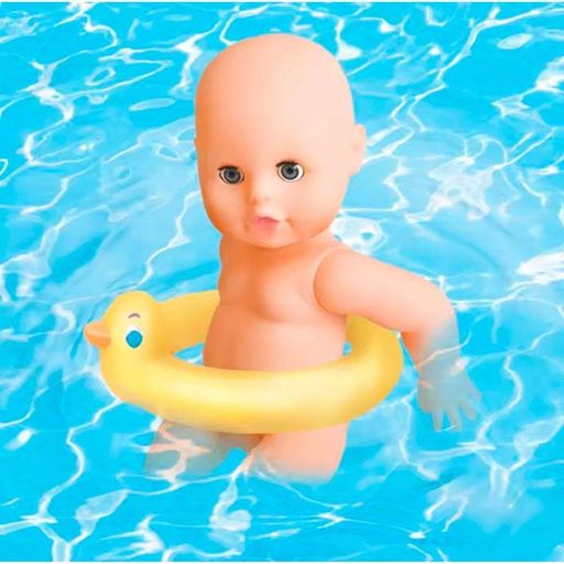 Кукла пупс для купания 30 см с водным кругом и аксессуарами 8499 (2035285)
