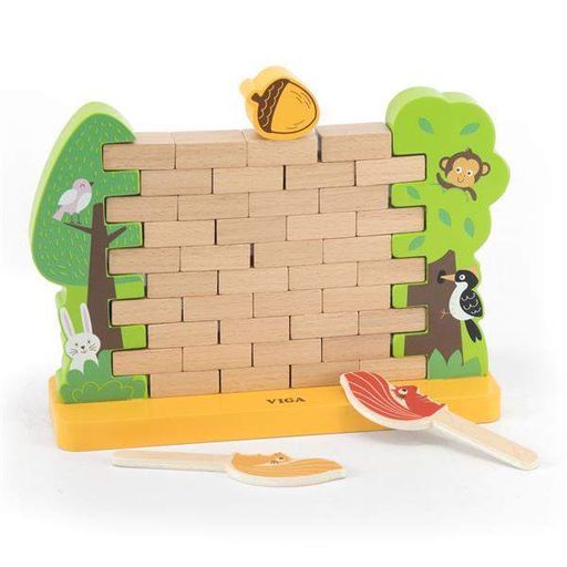 Настільна гра Viga Toys Стіна з цеглинок (44566) (2035455)