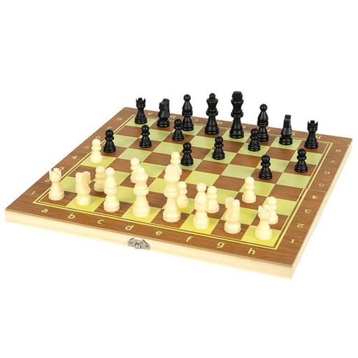 Настольная игра "Шахматы шашки и нарды 3 в 1" 624А с доской 40х40 см (2035689)