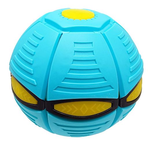 Летящий трансформерный мяч 1002-3(Turquoise) светится (2035942)