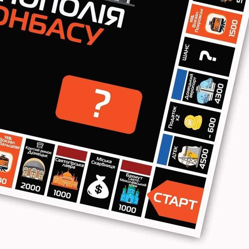 Настольная игра "Монополия Донбасса" PLR-0046 от 2 до 5 игроков (2036053)