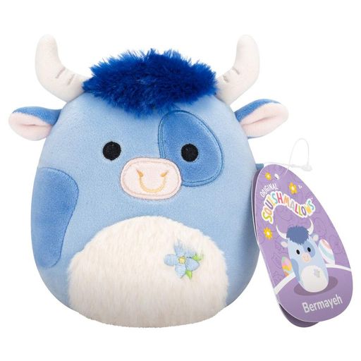 Детская мягкая игрушка Бык Бермайе Squishmallows SQER01181 13 см (2036096)