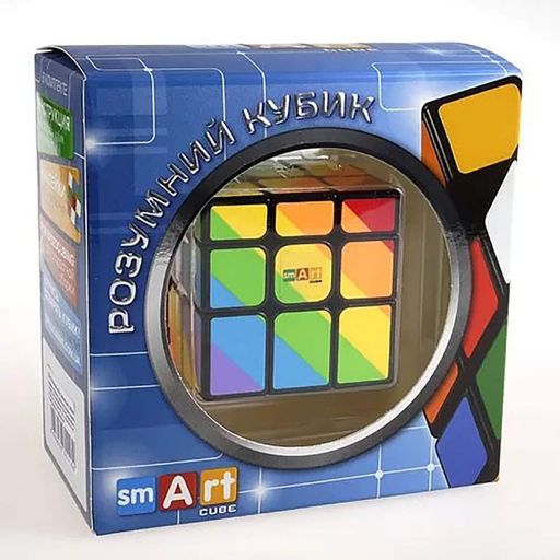 Головоломка Кубик Рубика Радужный 3х3 Черный Smart Cube SC361 (2036126)