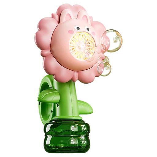 Мильні бульбашки Flower Bubble Machine BJC-5A(Bunny-Pink) зі світлом (2036195)