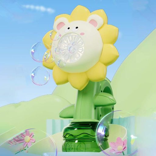 Мильні бульбашки Flower Bubble Machine BJC-5A(Bear-Yellow) зі світлом (2036196)