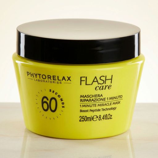 Маска для волос Phytorelax Laboratories Flash Care 1 Minute Miracle Mask Распутывающая и разглаживающая, 250 мл
