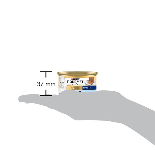 Влажный корм для взрослых кошек Gourmet Gold паштет с тунцом, 85 г