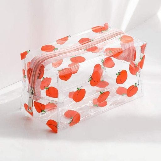 Силиконовая Косметичка ANbeauty Peach 19х10х9 см Прозрачная (AN0103013) (2037597)