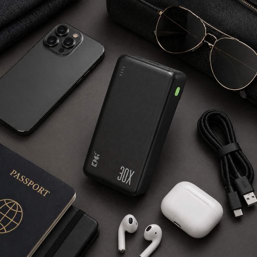 Універсальний павербанк King Power KP-34 30000 mAh 22.5W для смартфонів і гаджетів (2038447)