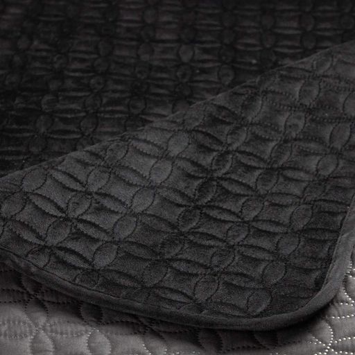 Покрывало ТЕП "VELOUR" Черный/Мозаика, 150x210 (2038467)