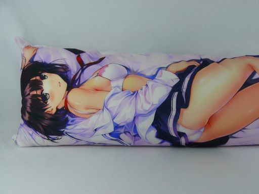 Дакімакура 150 х 50 см  Катоу Мегумі Katou Megumi Подушка обнімашка аніме двостороння тян (2038862)