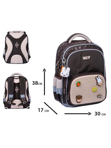 Рюкзак шкільний YES S-72M Miffy Bunny (550280) (2038963)