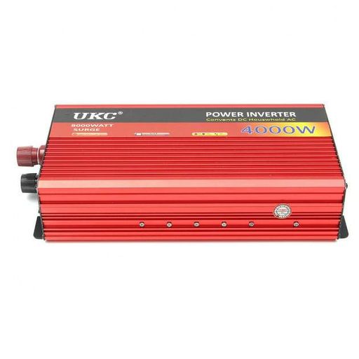 Інвертор авто перетворювач напруги з функцією плавного пуску 12V в 220V AR 4000 Вт UKC (2038997)