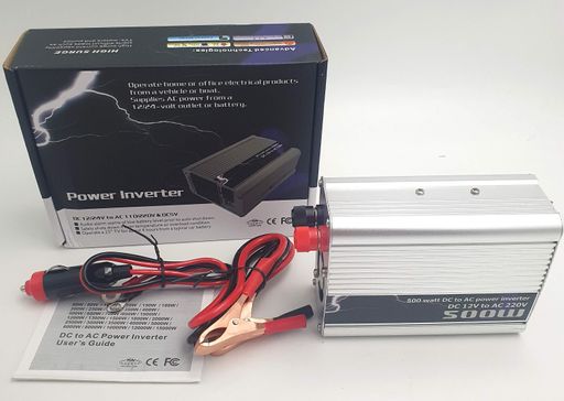 Інвертор авто перетворювач напруги 12-220В 500Вт і USB виходом 12V в 220V 500W Power Inverter (2039051)