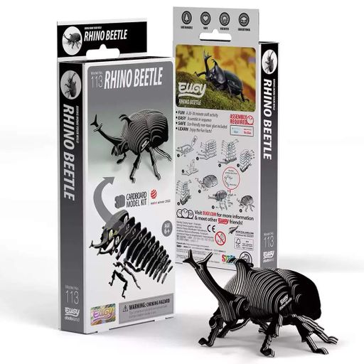 Збірна 3D модель Eugy Зоопарк Жук-носоріг (XEG-113) (2039324)