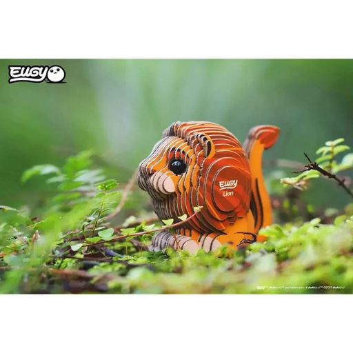 Збірна 3D модель Eugy Зоопарк Лев (XEG-070) (2039329)