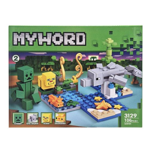 Конструктор Майнкрафт Marsh 3129-2 пластик, 106 деталей Bambi дитячий (2039364)