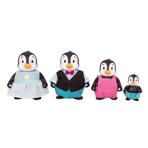 Набор игровых фигурок Li`l Woodzeez Пингвины 4 шт пластик 19 1х8 9х16 3 см (694673) (2039422)