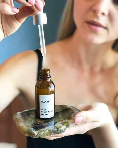 Гіалуронова сироватка Hillary Pure Hyaluronic 30 мл зволожуюча для обличчя і шиї антиоксидантна (652095) (2039519)