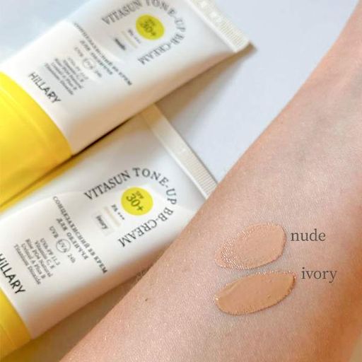 Солнцезащитный BB-крем SPF30+ Ivory Hillary увлажняющий крем для лица гель для умывания с витамином С (652519) (2039639)