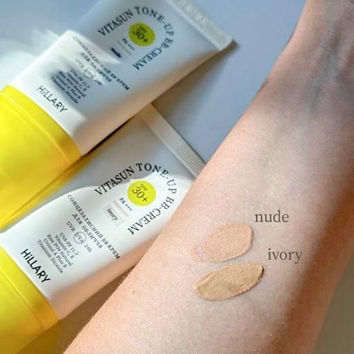 Солнцезащитный BB-крем SPF30+ Ivory Hillary увлажняющий крем для лица гель для умывания с витамином С (652519) (2039639)