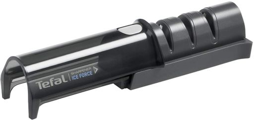 Точилка для ножів Tefal Ice Force, керамічна, пластиковий корпус, сірого кольору. (633578) (2039700)