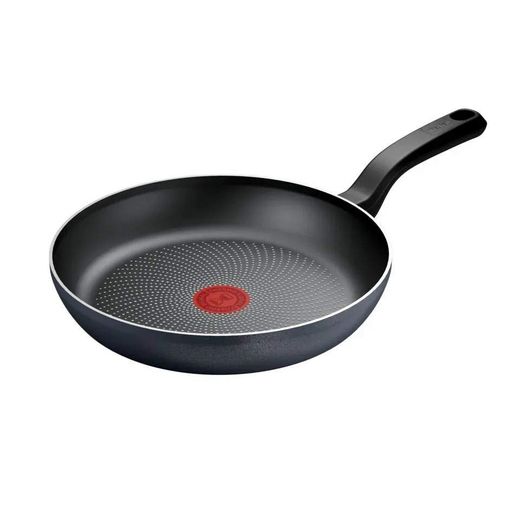Сковорода Tefal алюмінієва 26 см чорна з кришкою (696930) (2039809)