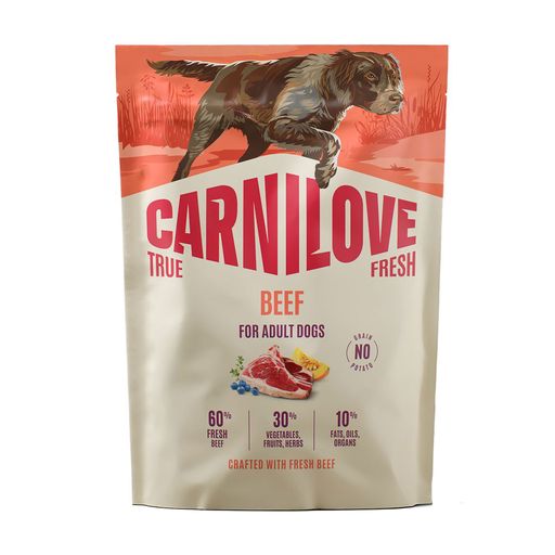 Сухой корм для взрослых собак всех пород Carnilove True Fresh Beef с говядиной