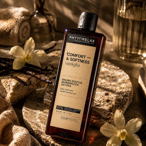 Гель для душа Phytorelax Laboratories Comfort & Sofness Vanilla Shower Gel Ваниль, 500 мл