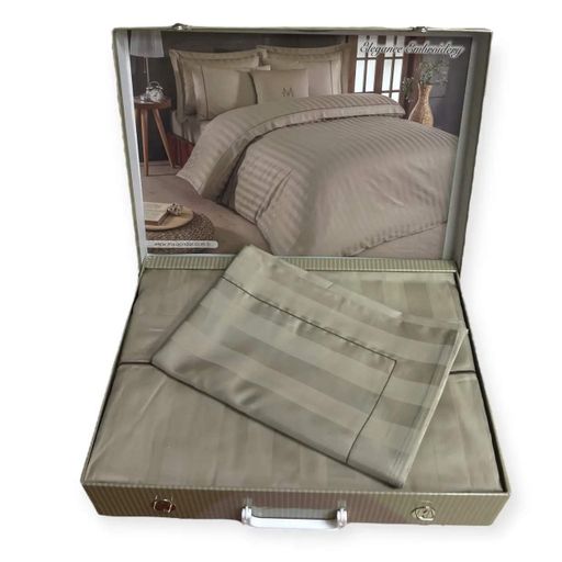 Постільна білизна Elegance Beige Сатин Преміум Maison D'or pbe0051926 (2040402)
