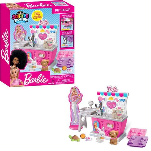 Тісто для ліплення Barbie Зоомагазин з формами, набір 10од Cra-Z-Art det0017610 (2040413)