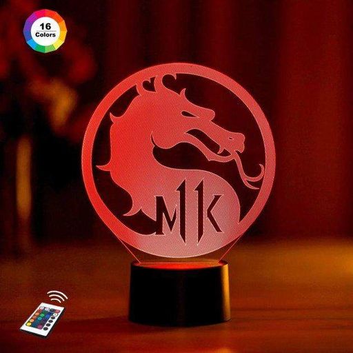 Нічник-світильник 3D "Мортал Комбат" 3DTOYSLAMP 23х17 см osv0001553 (2040460)