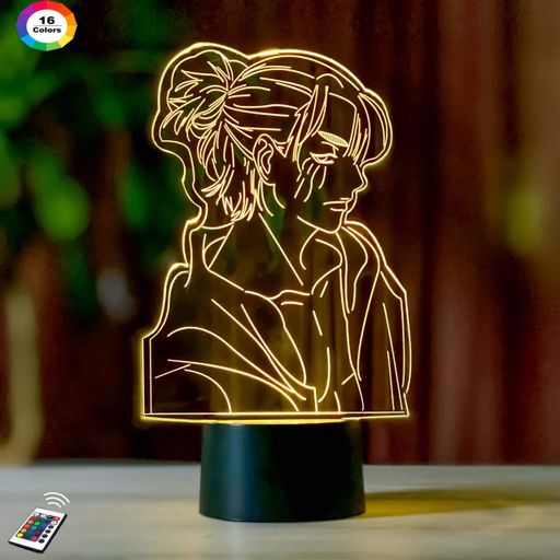 Нічник-світильник 3D "Ерен Йегер 4" 3DTOYSLAMP 25х14 см osv0001574 (2040464)