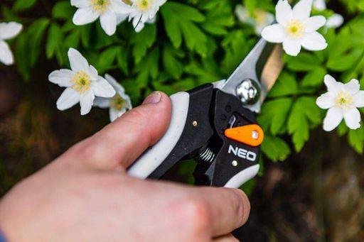 Секатор площинний , D різу 6мм, 210мм, 184г Neo Tools sad0001640 (2040477)