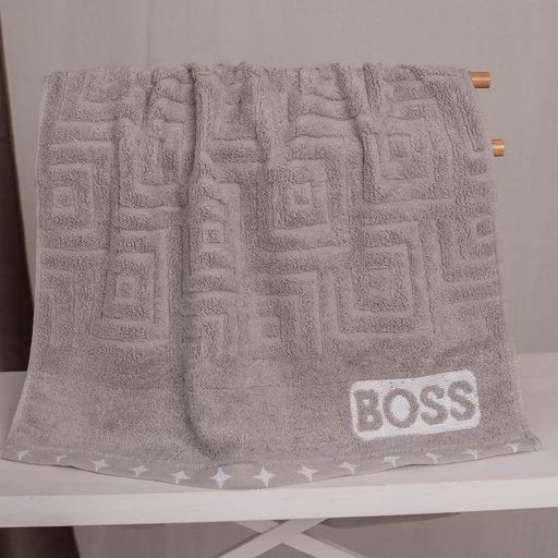 Рушники BOSS баня 140*70 см Світло-сірий 88338 (2040975)
