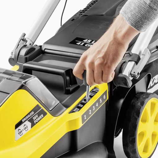 Газонокосилка аккумуляторная LMO 5-18 Dual 18В 41см 25-70мм без АКБ и ЗП Karcher sad0002029 (2041162)
