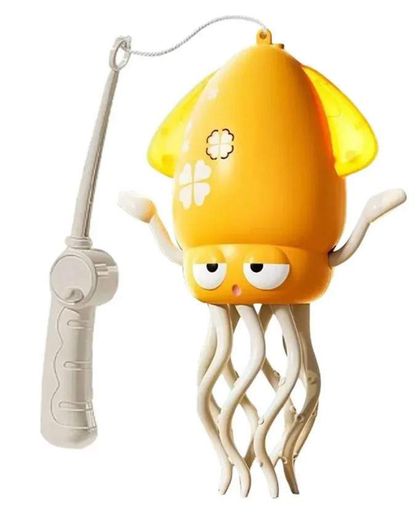 Танцующий кальмар Squid Electric Dance музыкальная игрушка осьминог Желтый (2041868)