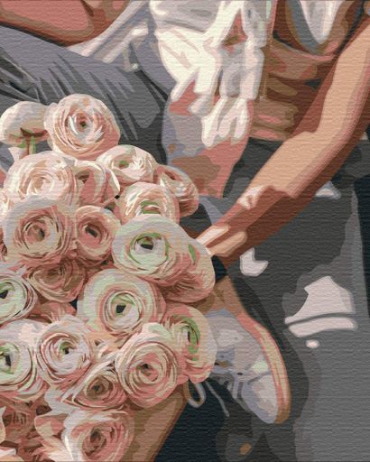 Картина за номерами "Стильний букет" Brushme 40x50 см tvo0007486 (2041930)