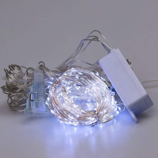 Гірлянда штора світлодіодна GarlandoPro Роса 200LED 3х2м 10 ліній 8 режимів гірлянда крапля роси Білий 173303W (2042143)