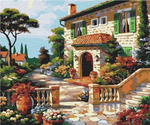 Картина за номерами "Сонячна вулиця" Brushme 40x50 см tvo0007945 (2042309)