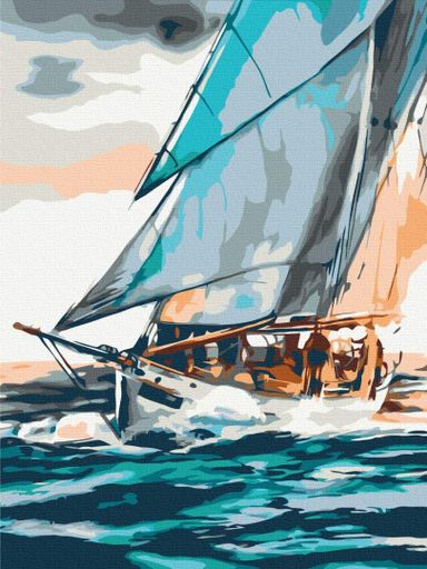 Картина за номерами "Морська подорож © Понамарчук Ірина" Brushme 30х40 см tvo0008502 (2042786)