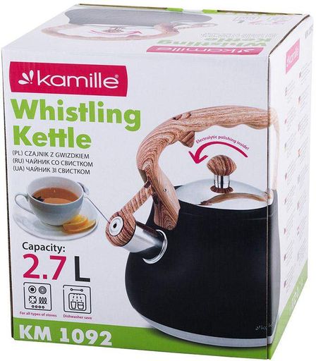 Чайник 2.7л со свистком Kamille Ø16,5х23 см kuh0011096 (2043110)