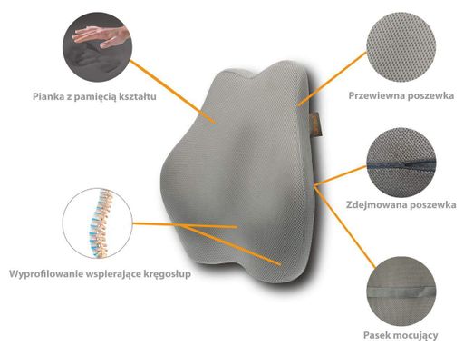 Ортопедична подушка для спини - Shape&Rest pillow Qmed med0001382 (2043429)