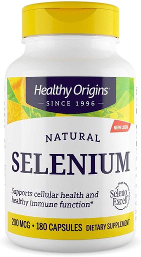 Селен, Seleno Excell, 200 мкг, 180 капсул Healthy Origins vit0001558 (2043521)