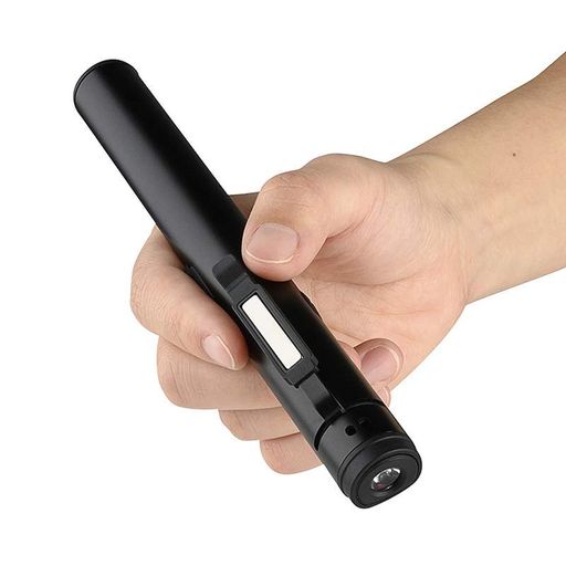 Фонарик светодиодный алюминиевый (COB+LED) с УФ, лазером и магнитом Pen Light PROTESTER hoz0014485 (2043670)